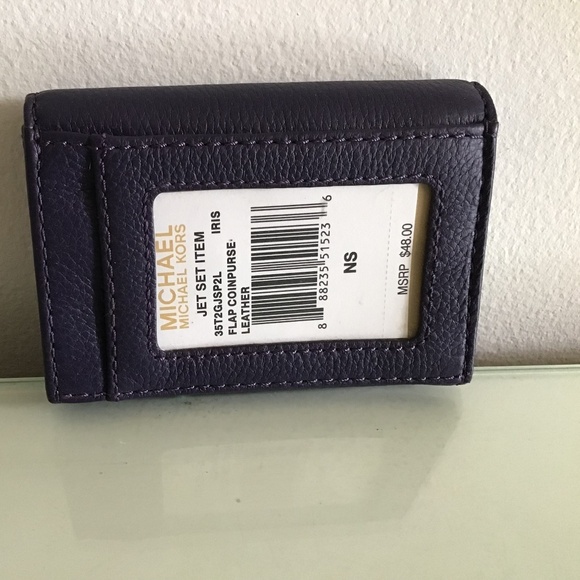 NWT - Michael Kors Flap Coin Purse - Picture 3 of 7